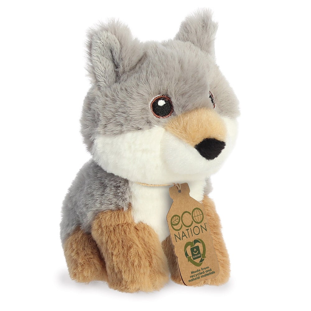 Eco Nation Mini Wolf 13cm Plüschtier - Aurora World GmbH
