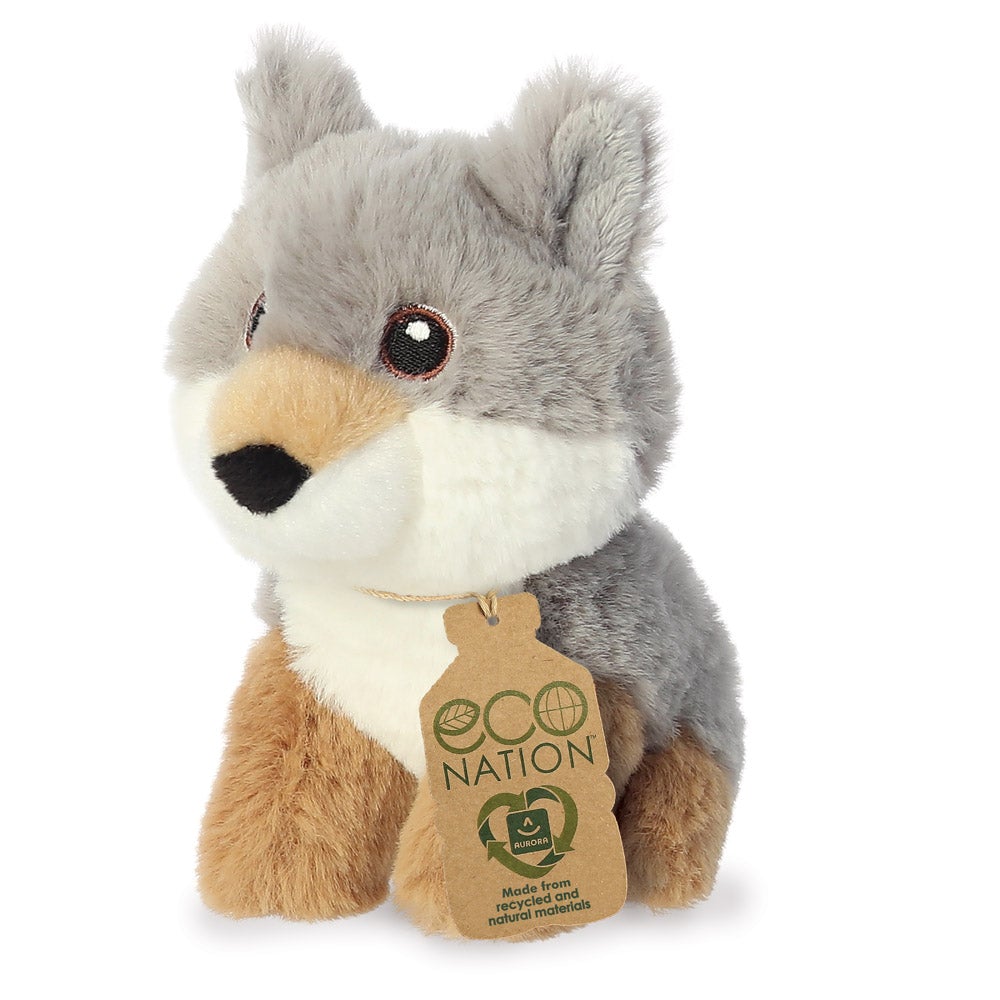 Eco Nation Mini Wolf 13cm Plüschtier - Aurora World GmbH