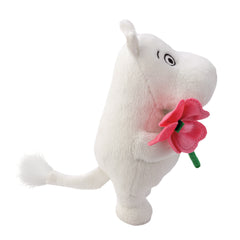 Moomin Standing with Pink Flower 17cm