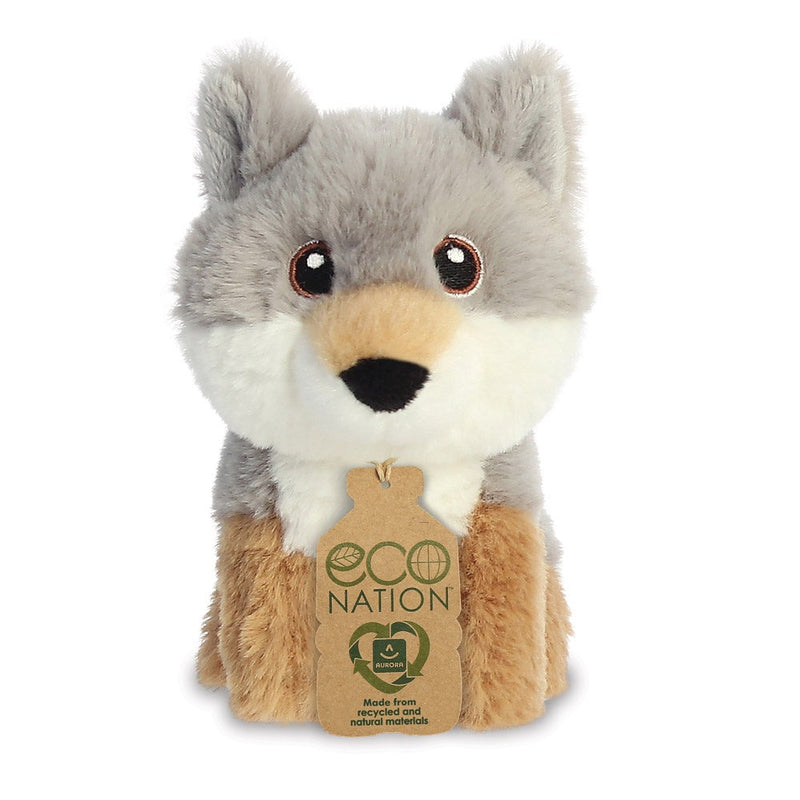 Eco Nation Mini Wolf 13cm Plüschtier - Aurora World GmbH 