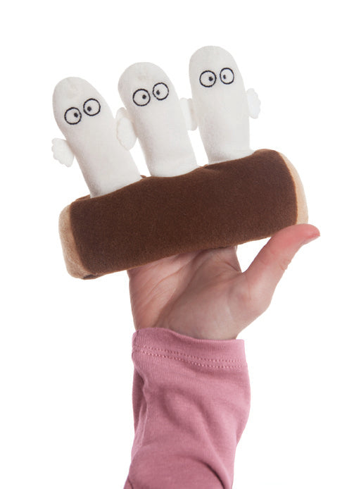 Moomin Hattifatteners Fingerpuppen 13cm Plüschtier - Aurora World GmbH